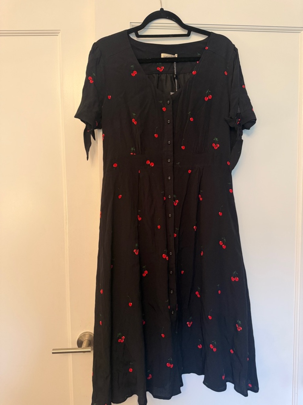 NWT ModCloth Sugarhill Brighton Cherry Tea Dress